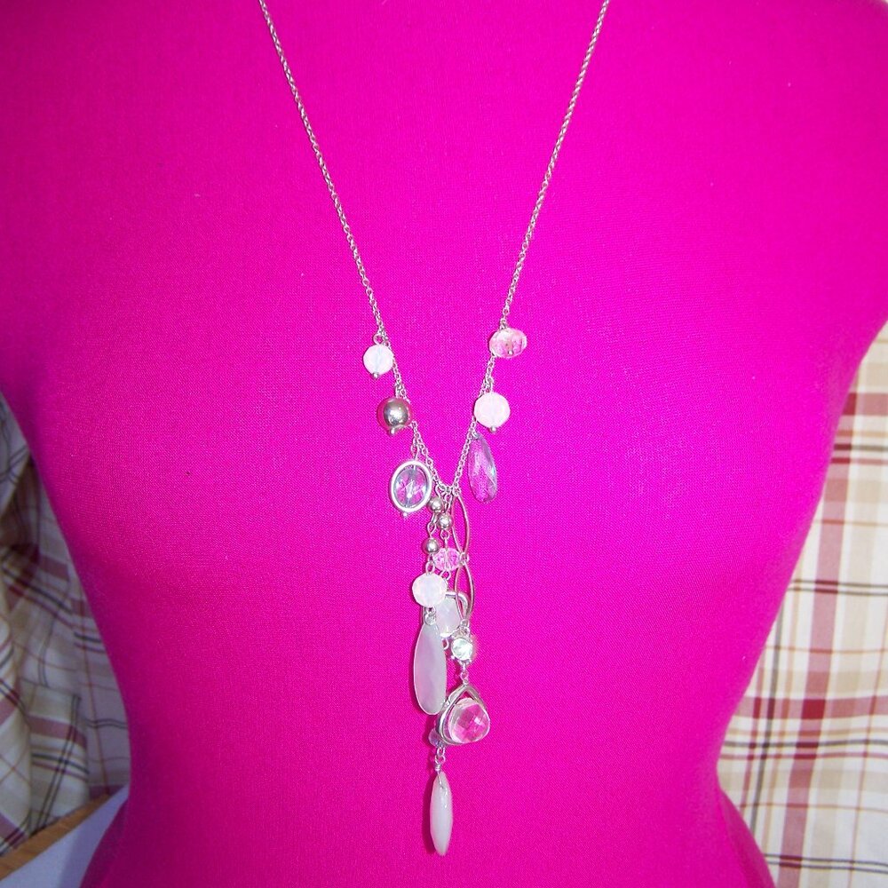 Translucent Beaded Necklace